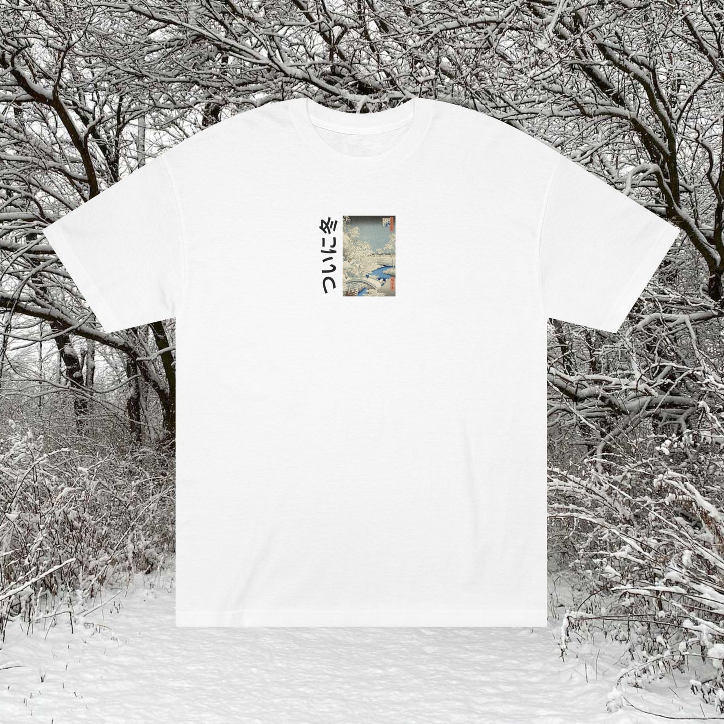 snow t-shirt